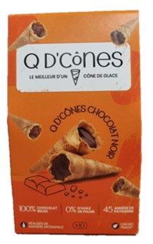 Q D’Cônes - Chocolat Noir