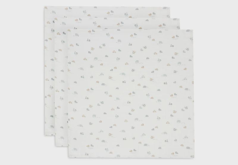 Lange Gaze de Coton Small 70x70cm - On The Go - 3 Unités