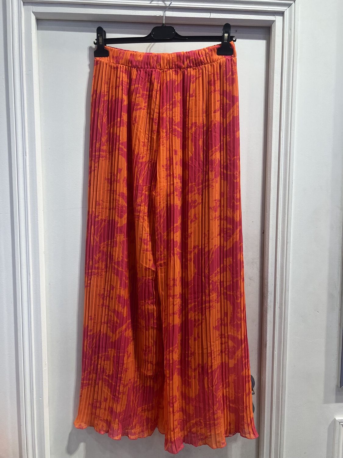 Pantalon fluide large, plissé