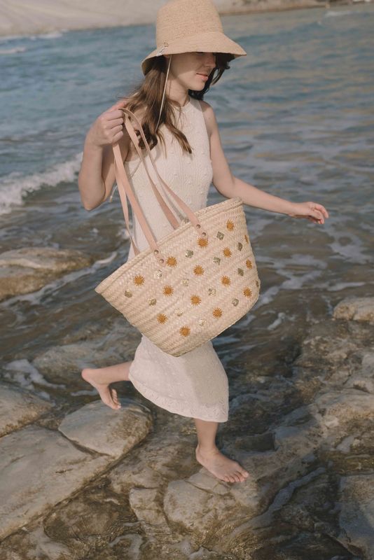Panier Osier - Carmen Ocre