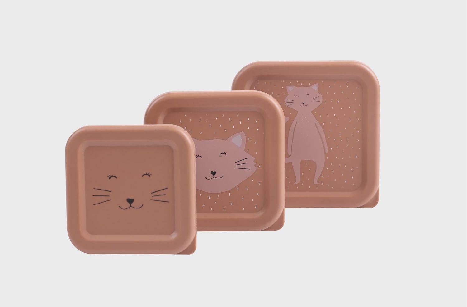 Boîtes à goûter - 3 pièces - Mrs. Cat