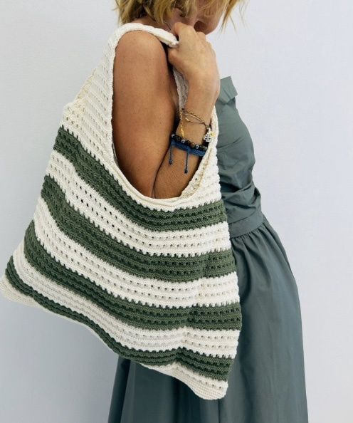 Sac - Crochet, Couleur: Kaki