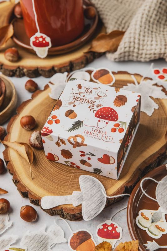 Sonia Innocenti x Tea Heritage - Coffret d&#39;Automne - 10 sachets de thé et rooibos bio