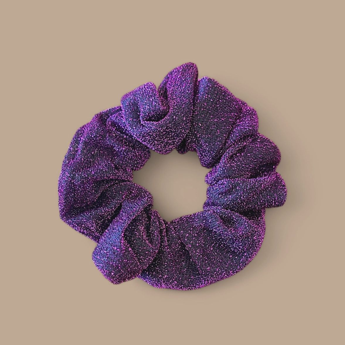 Chouchou paillettes - Violet