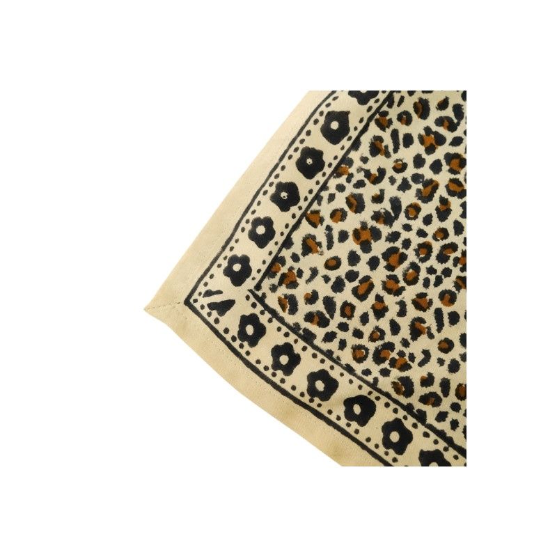 Foulard léopard - Mon petit indispensable léo beige