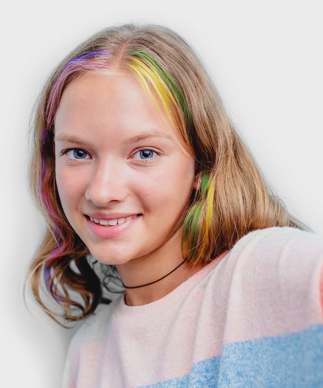 Lot de 8 bâtonnets de gel colorant pour cheveux