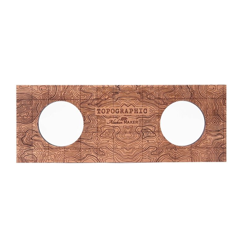 Présentoir pour set de  2 verres à Spiritueux - Topographic