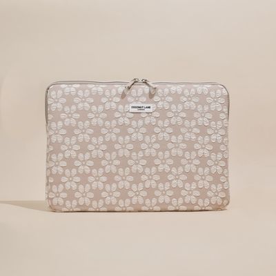 Housse d'ordinateur portable pour femme Mocha Flower