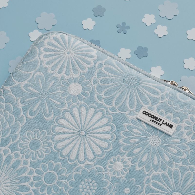 Housse pour ordinateur portable - Baby Blue Flower