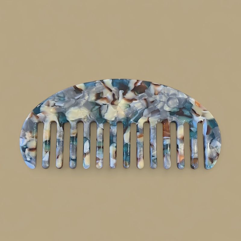 Peigne demi lune - Multi blue
