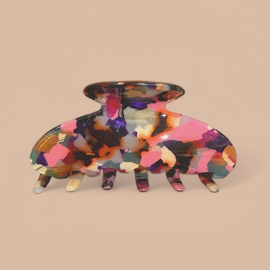 Pince à cheveux babies GM - Arlequin