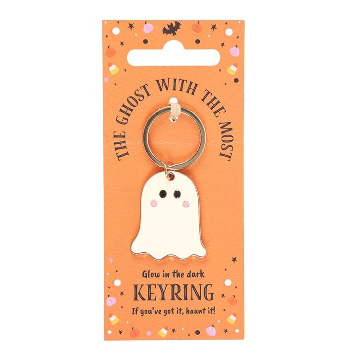 Porte-clés phosphorescent Halloween "Ghost With The Most"