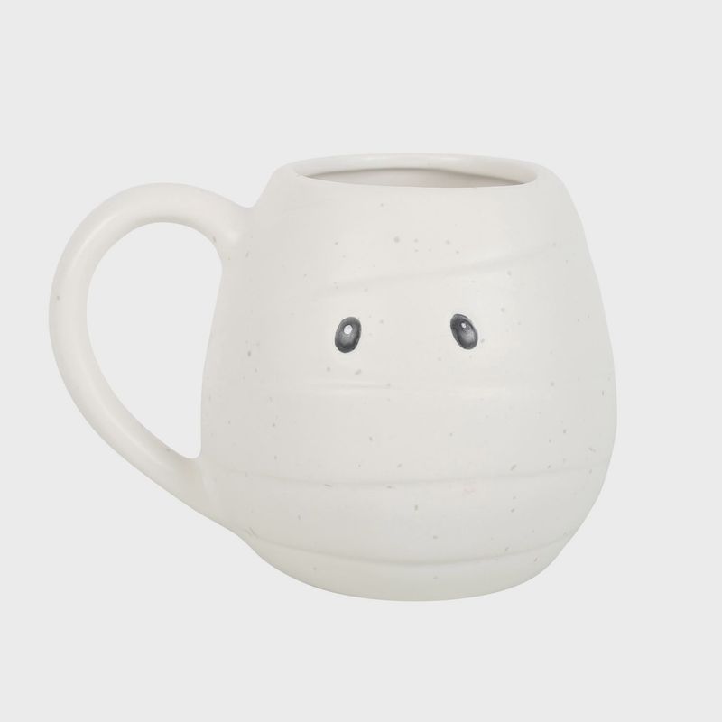 Tasse d'Halloween arrondie en forme de momie