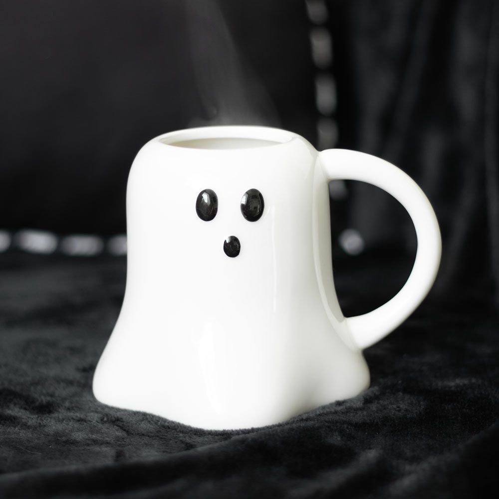Tasse d&#39;Halloween effrayante en forme de fantôme