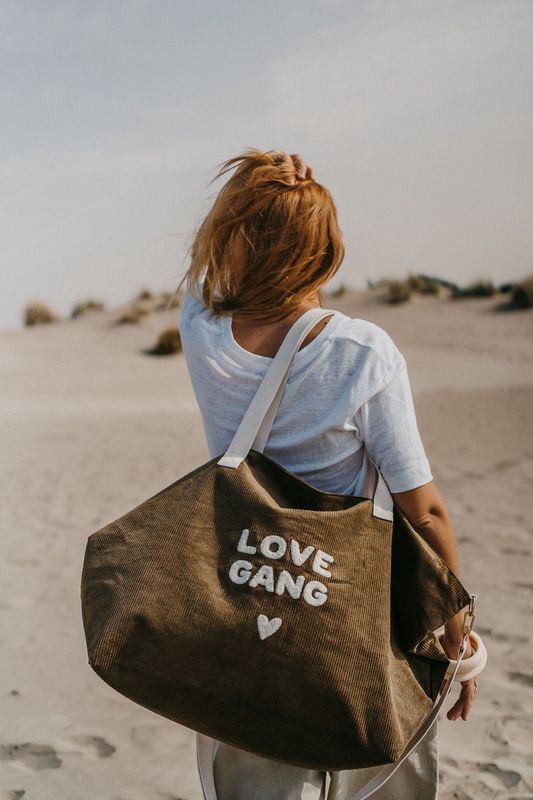 Sac XL velours - Love Gang