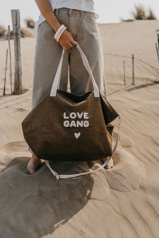 Sac XL velours - Love Gang