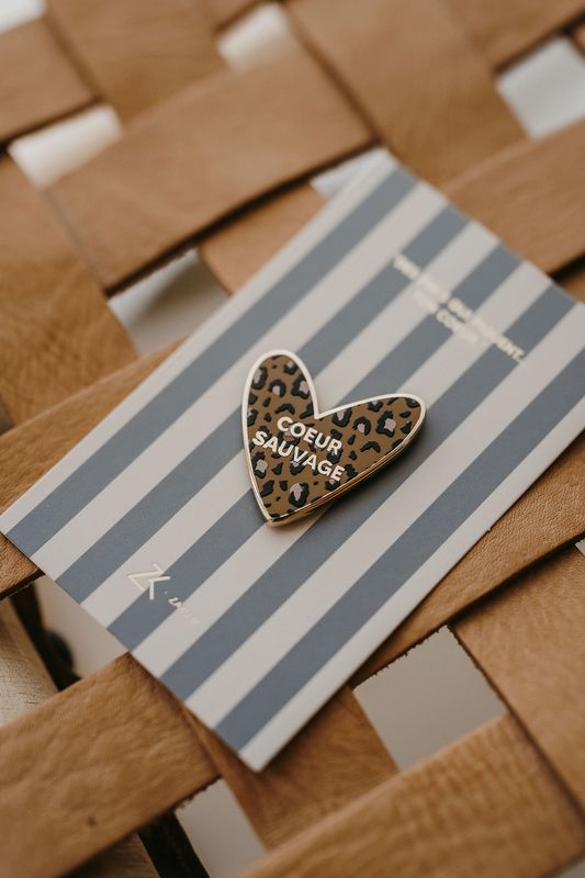 Pin's coeur - Sauvage