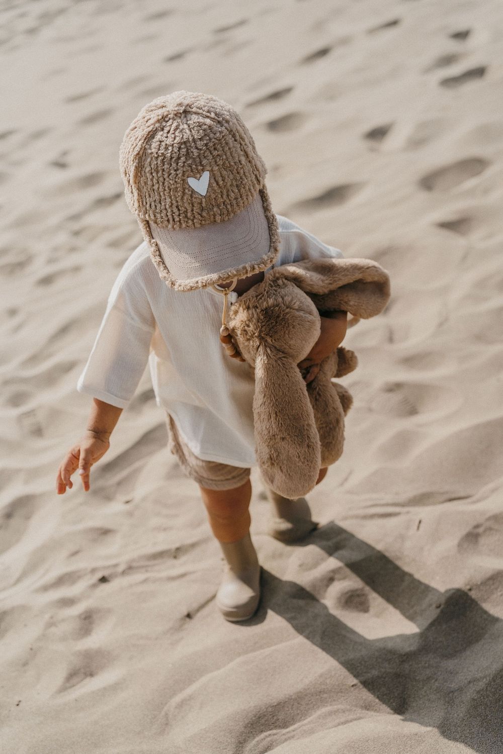 Casquette enfant Love - Beige