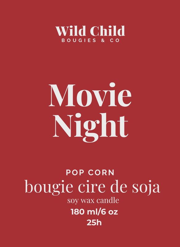 Bougie naturelle parfumée - Pop Corn - 25H