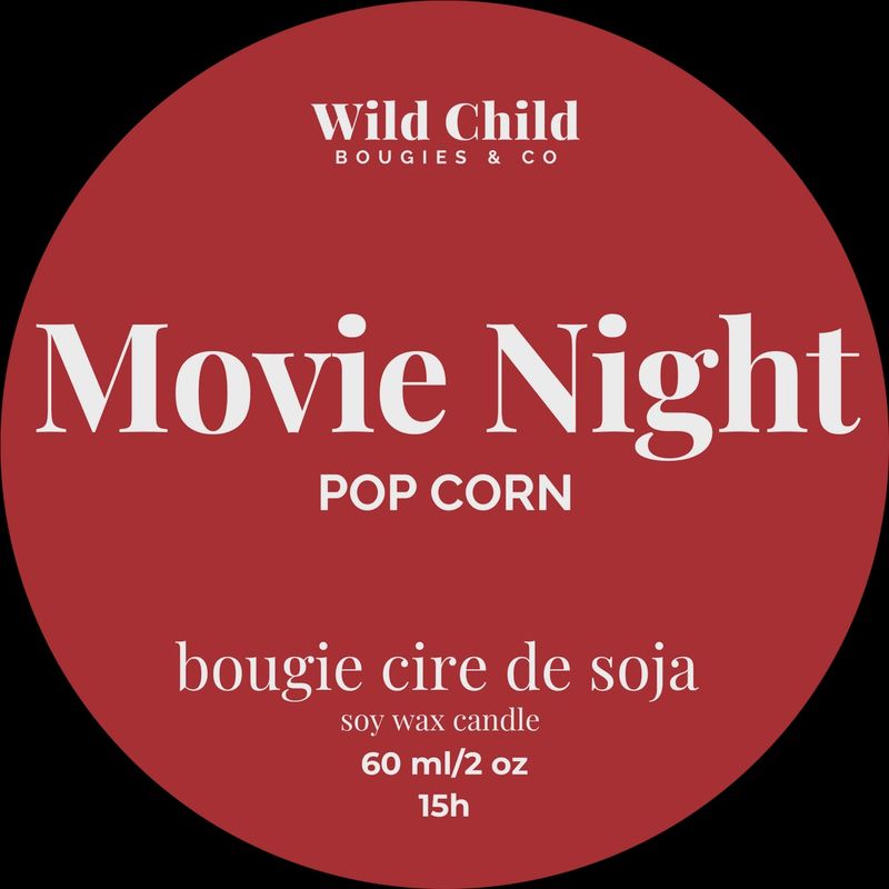 Mini bougie naturelle parfumée -Pop Corn - 15H