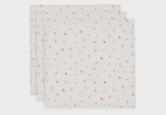 Lange Gaze de Coton Small 70x70cm - Animal Friends