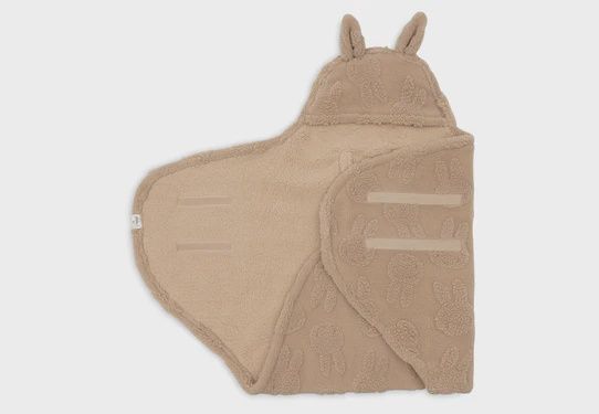 Couverture portefeuille Miffy Jacquard Teddy - Biscuit