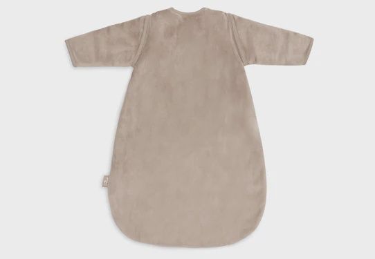 Gigoteuse avec Manches Amovible Ronde 60cm Velvet - Milky Coffee