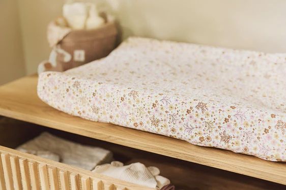 Housse matelas à Langer Jersey 50x70cm - Flower Fairies