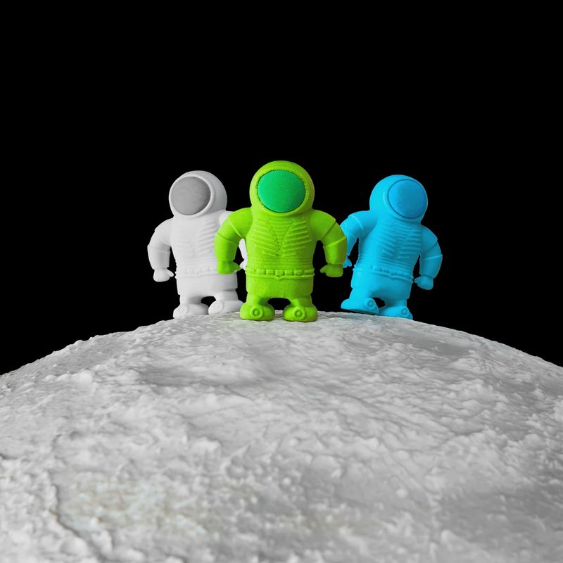 Gommes d'astronaute - Lot de 3
