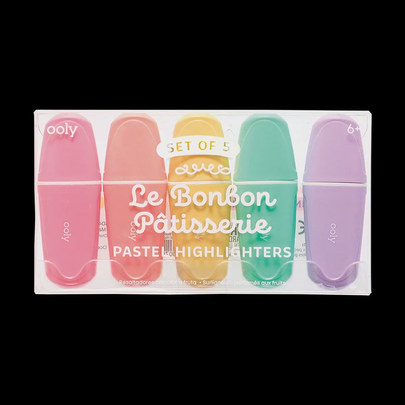 Le Bonbon Pâtisserie Pastel surligneur - Lot de 5