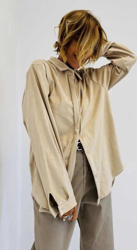 Chemise Suédine - Beige