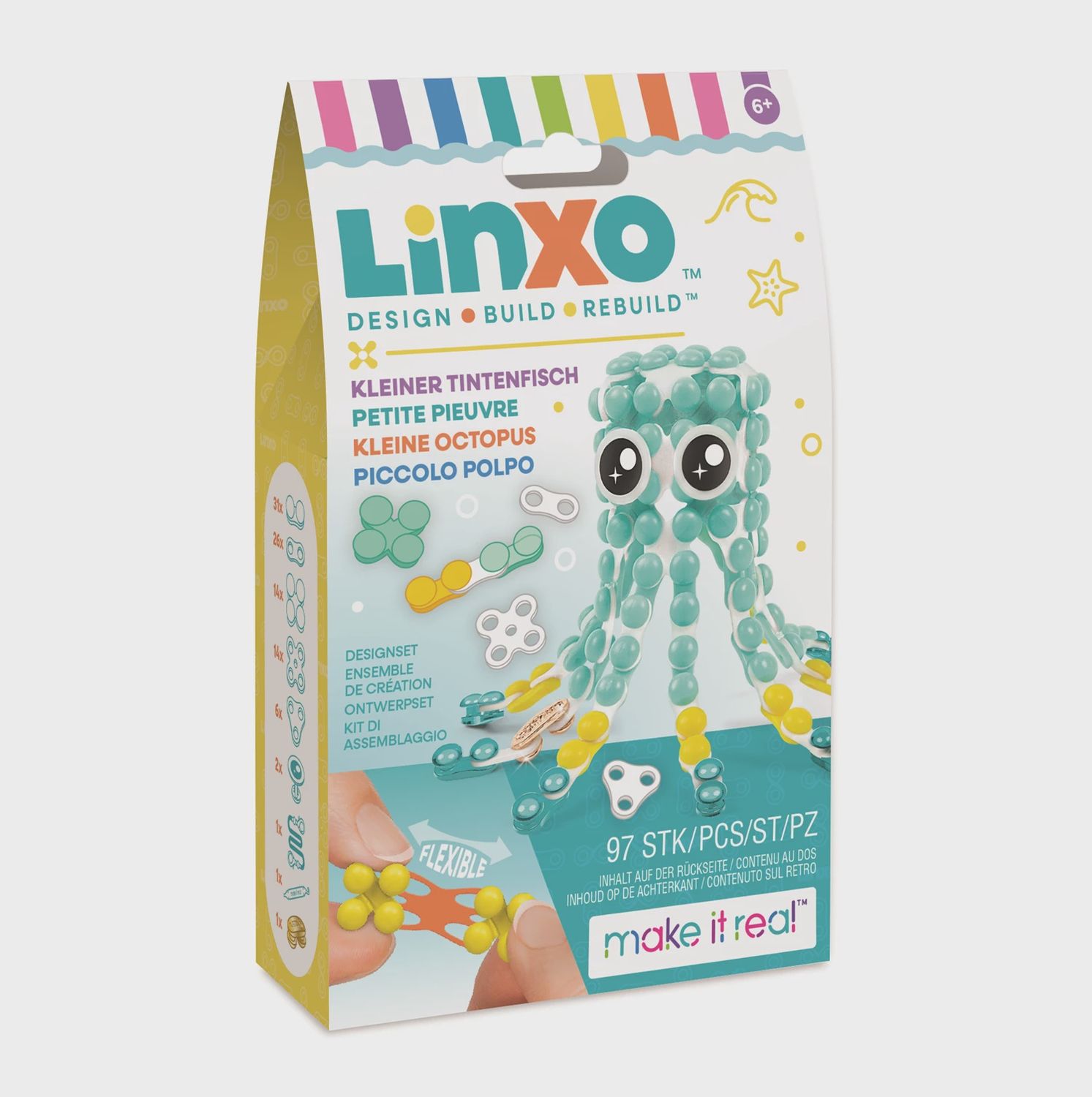 Linxo Porte-clés animaux, Animal: Petite Pieuvre
