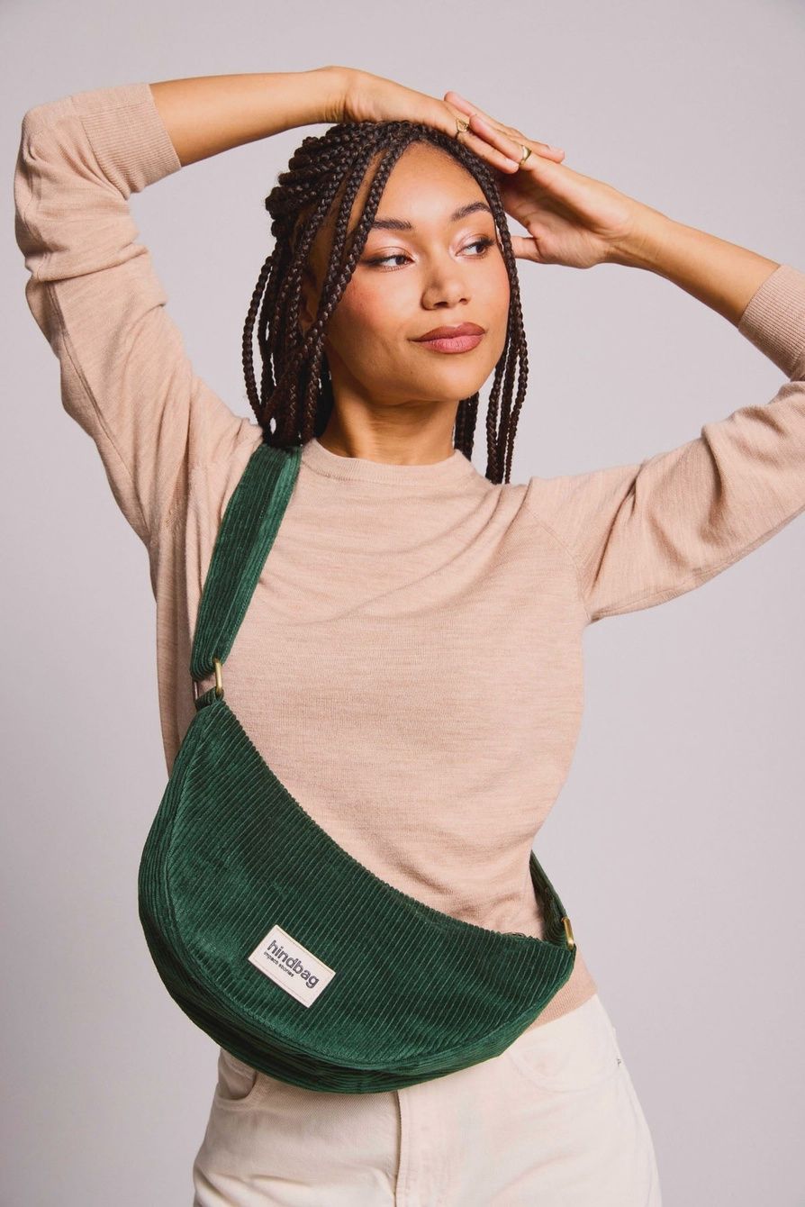 Sac Andrea - Velours Sapin