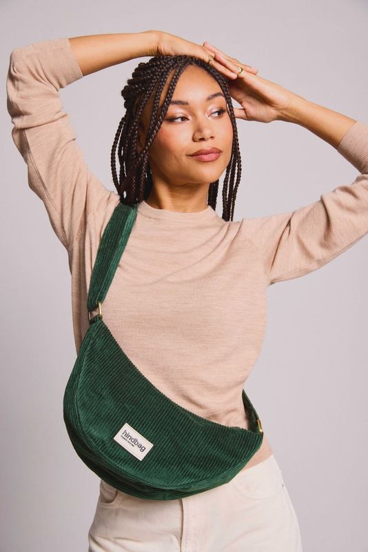 Sac Andrea - Velours Sapin