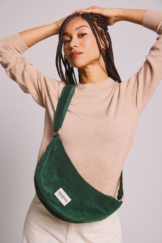 Sac Andrea - Velours Sapin