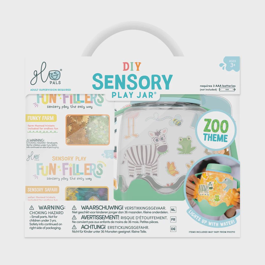 Coffret cadeau DIY Jarre sensorielle - Zoo