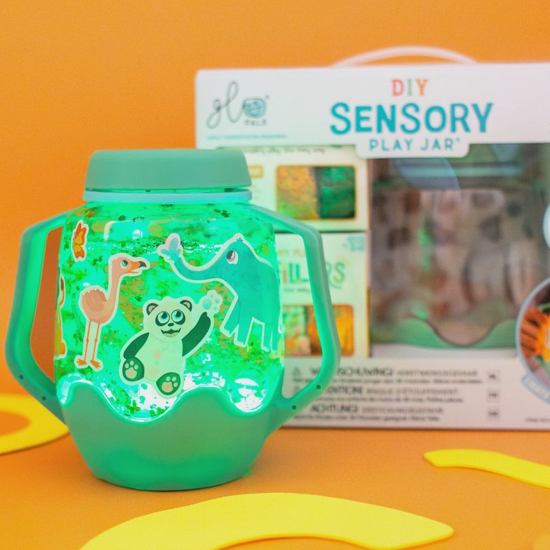 Coffret cadeau DIY Jarre sensorielle - Zoo