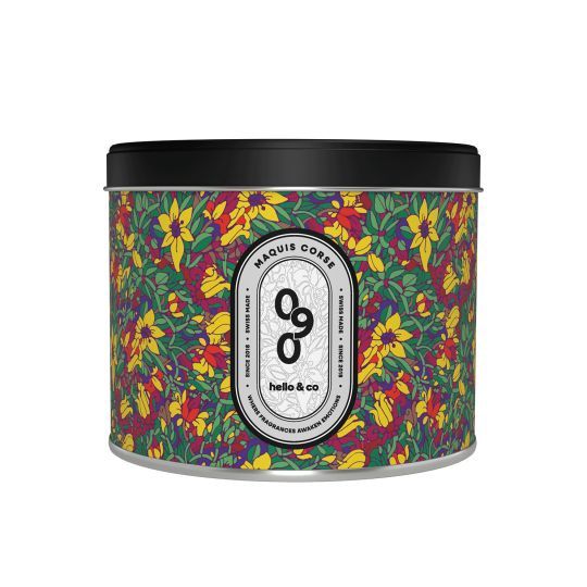Bougie Hello Candle - N° 90 Maquis Corse, Format: 500Ml (3mèches)