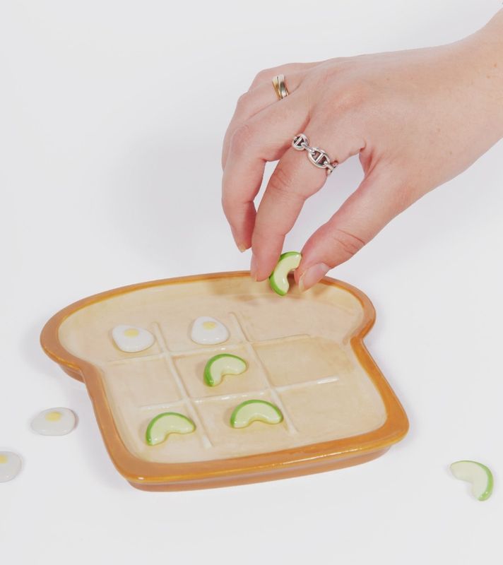 Tic tac toe - Avocat/oeuf