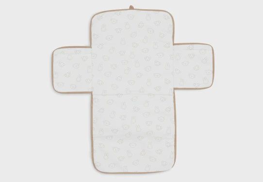 Tapis à Langer nomade Miffy Jacquard Teddy - Biscuit