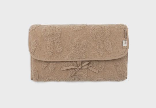 Tapis à Langer nomade Miffy Jacquard Teddy - Biscuit