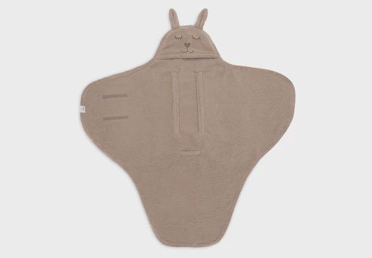 Couverture portefeuille Bunny Cloudy Rib - Milky Coffee
