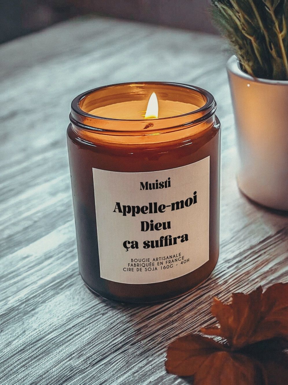 Bougie Parfumée - Appelle-moi Dieu ça suffira