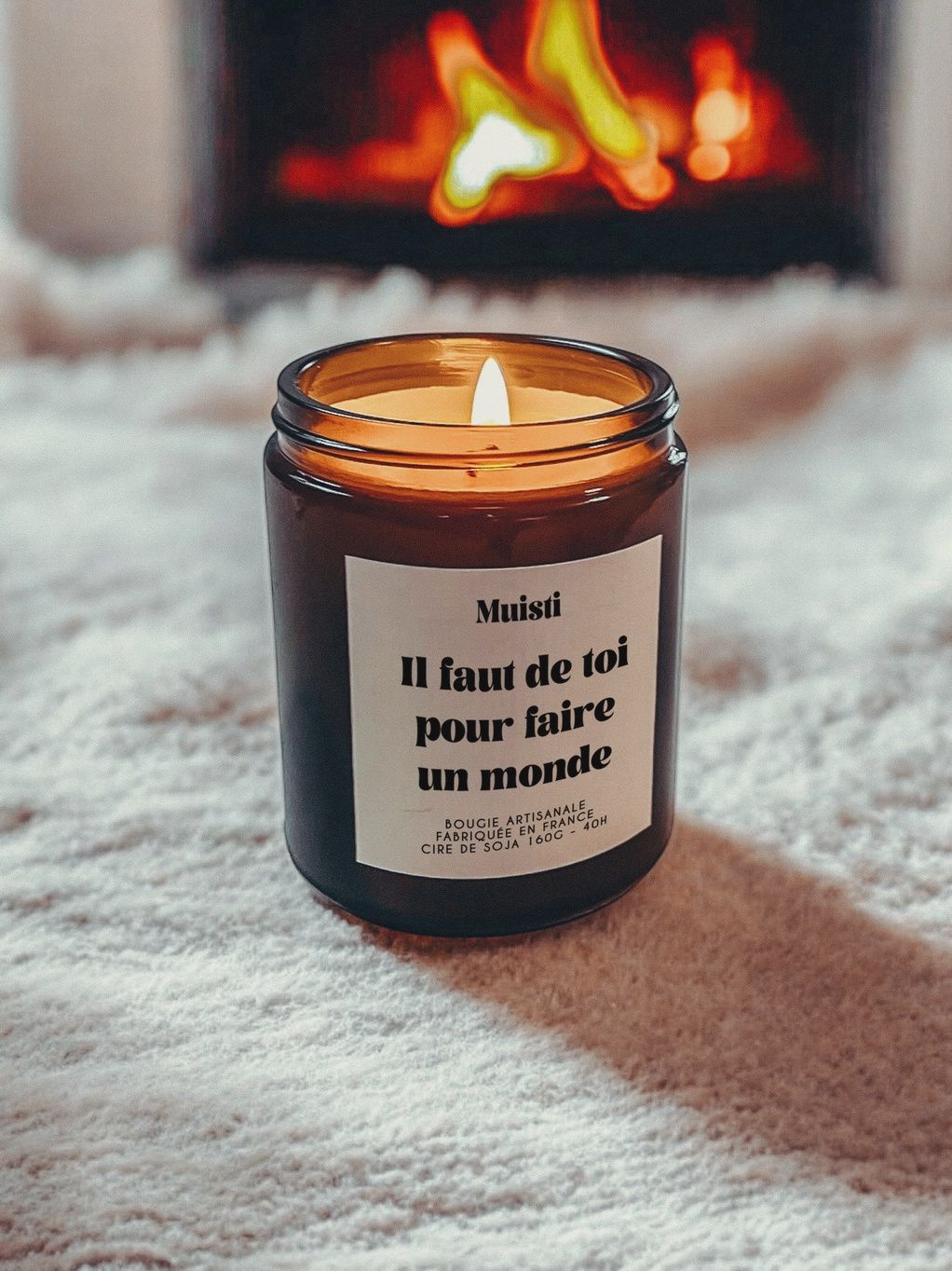 Bougie Parfumée - Il faut de toi pour faire un monde