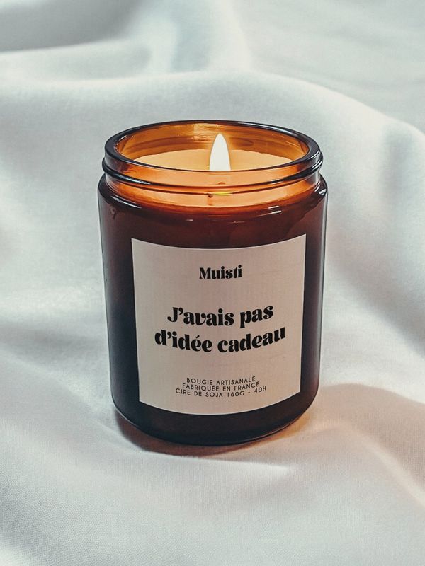 Bougie Parfumée - J&#39;avais pas d&#39;idée cadeau