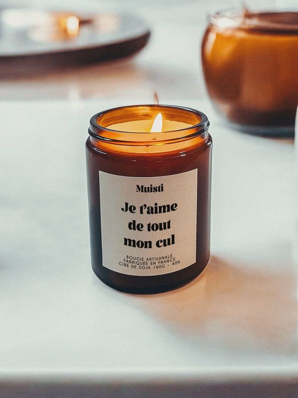 Bougie Parfumée - Je t&#39;aime de tout mon cul