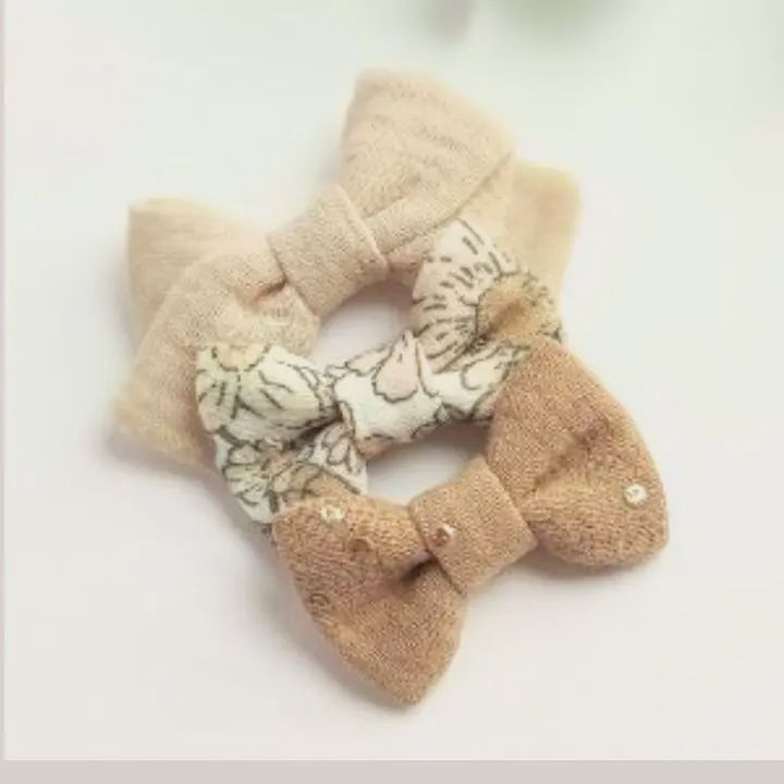 Trio Barrettes - Vintage Beige
