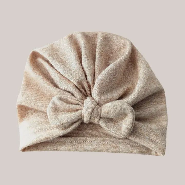 Turban laine fine - Sable