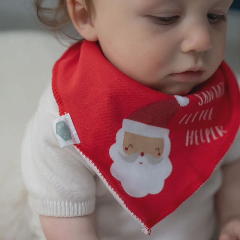 Bavoir de Noël du petit assistant du Père Noël