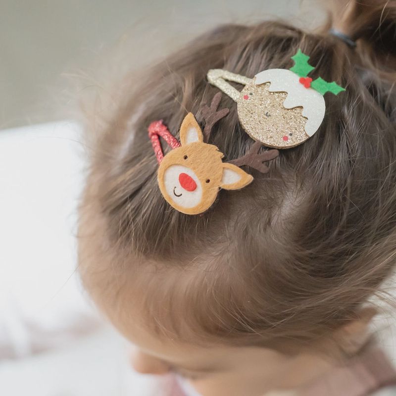 Ensemble de Barrettes de Noël